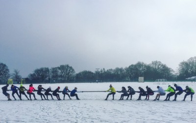 VIDEO: Godalming Boot Camp tug-o-war in the snow!