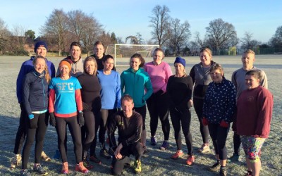 Christmas detox gets underway in Godalming this morning!