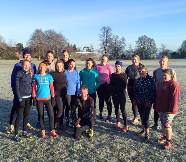Christmas detox gets underway in Godalming this morning!