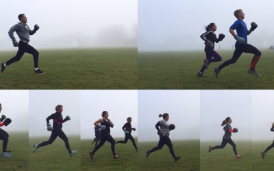 Foggy Godalming Boot Camp this morning!