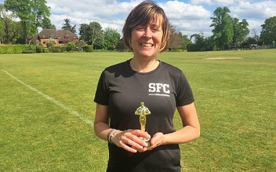 Godalming fitness Boot Camp member Carole McCreadie wins April Member of the Month!