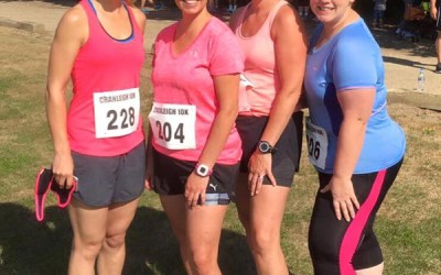 Godalming & Cranleigh members complete the Cranleigh 10km run!