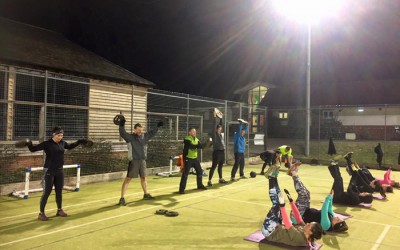 Major leg and arm burn at our Haslemere fitness Boot Camp!
