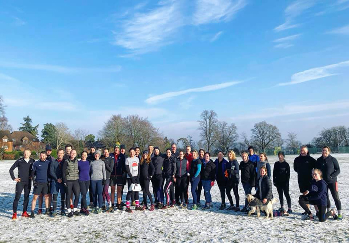 Snowy Godalming Boot Camp!
