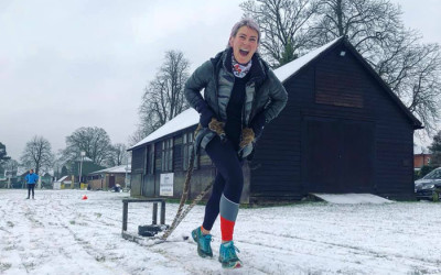 Photos: Godalming snow day = sleds day!!