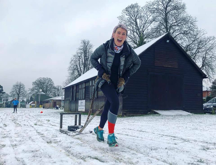 Photos: Godalming snow day = sleds day!!