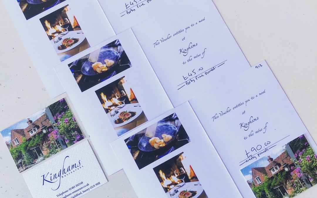 Kinghams Restaurant in Shere sponsor Surrey Fitness Camps annual awards!