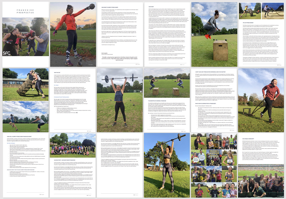 franchise prospectus Surrey Fitness Camps